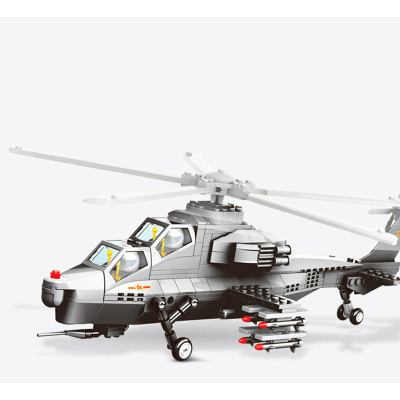 Fighter Military Assembled Plastic Building Block