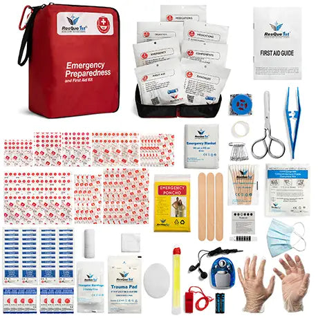 ResQue1st Clamshell Hard Case First Aid Kit