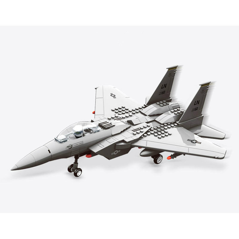Fighter Military Assembled Plastic Building Block