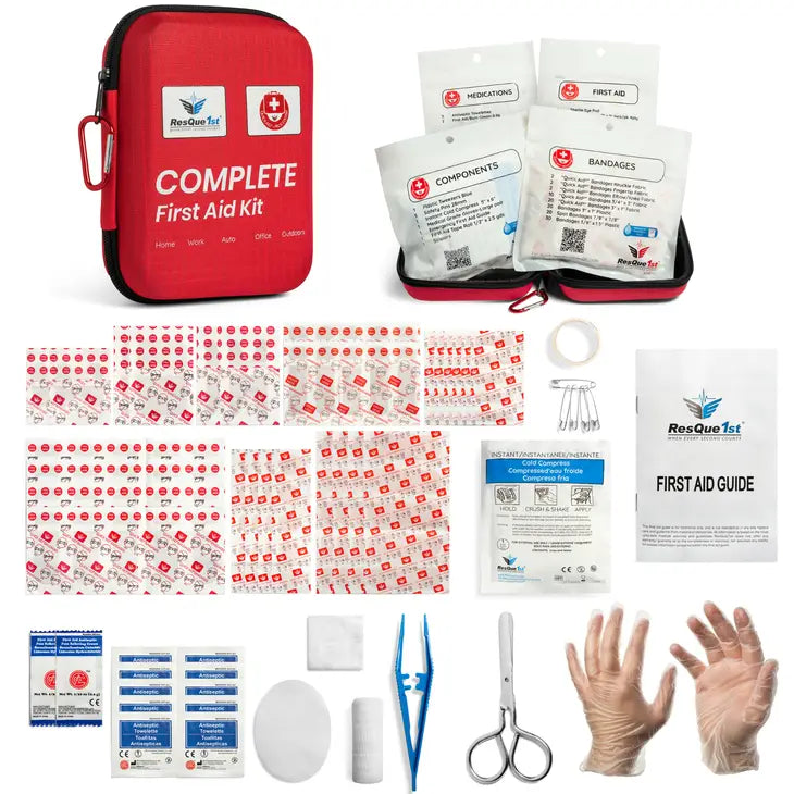 ResQue1st Clamshell Hard Case First Aid Kit