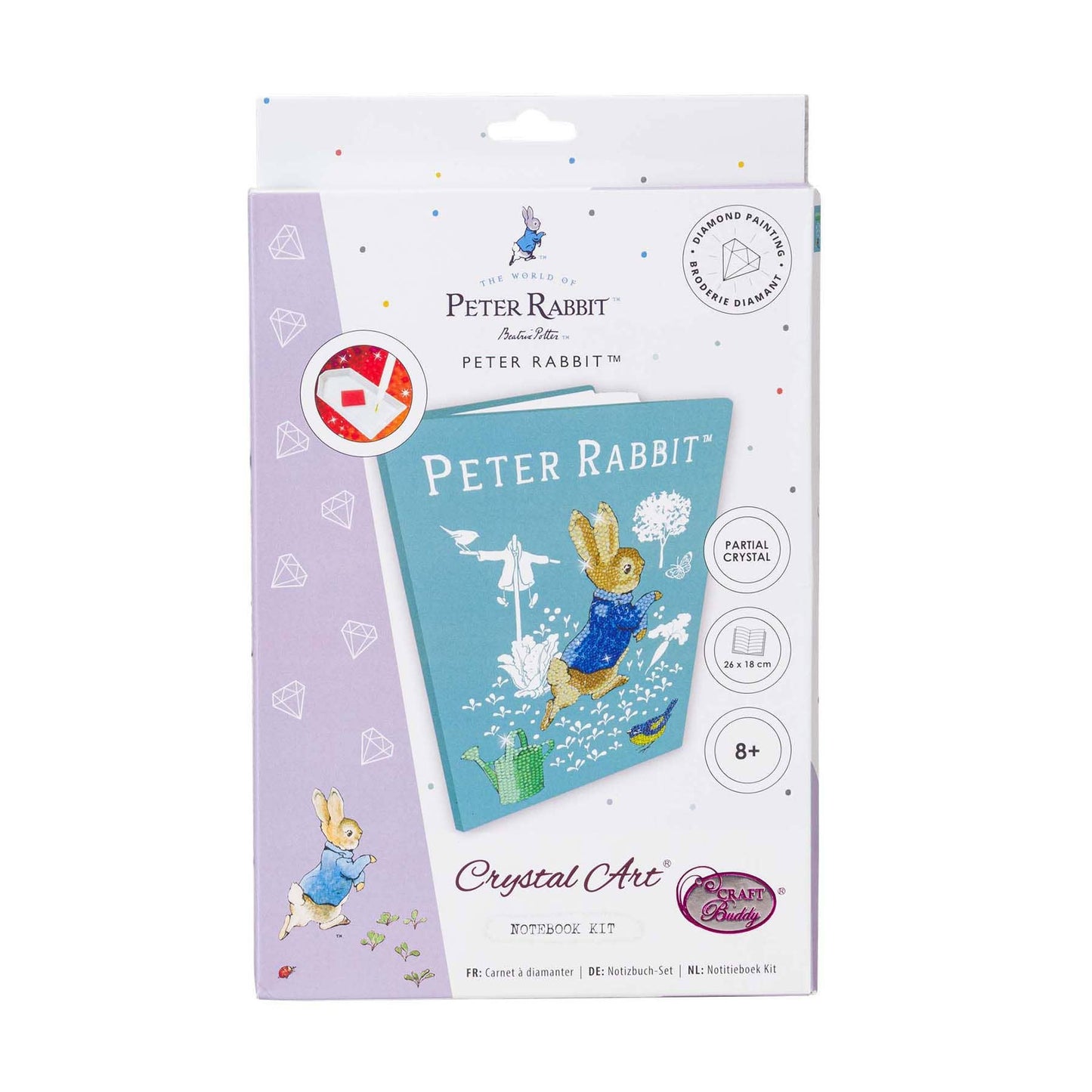 Crystal Art Notebook Kit: Peter Rabbit