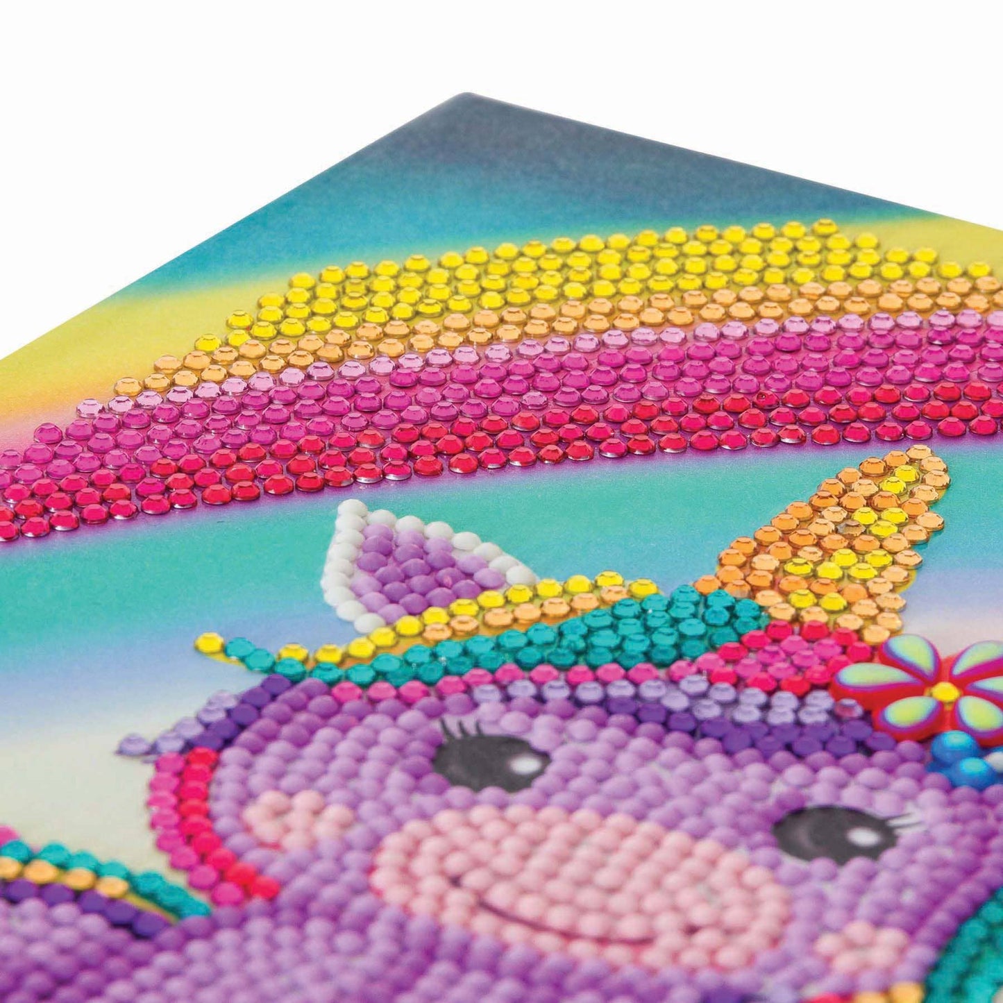 Crystal Art Notebook Kit: Unicorn Smile