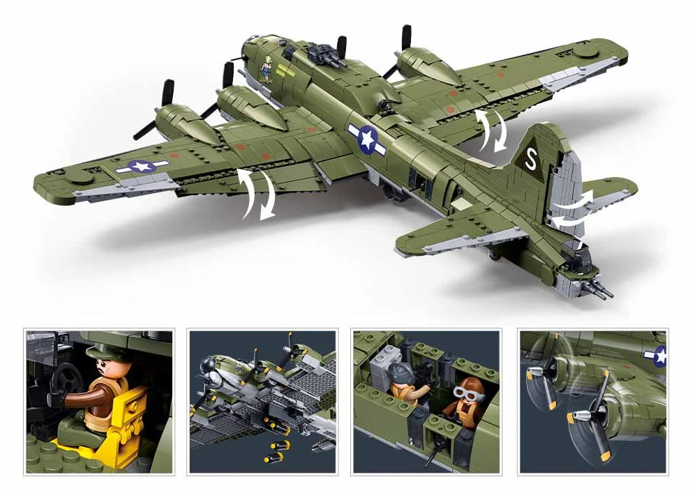 B-17 US Flying Fortress WW2 Bomber -