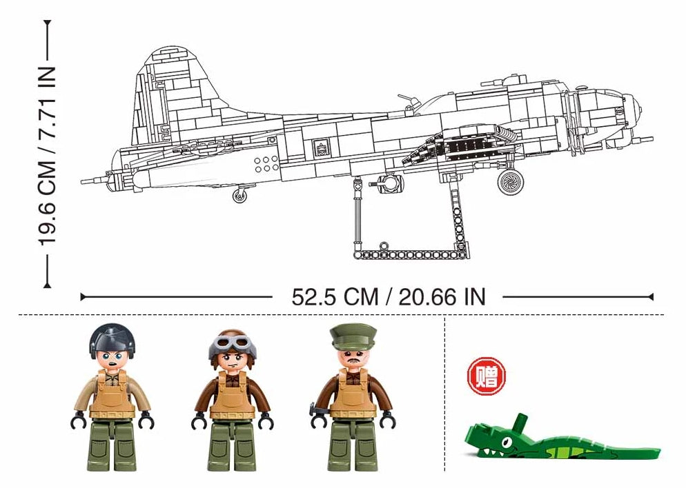 B-17 US Flying Fortress WW2 Bomber -