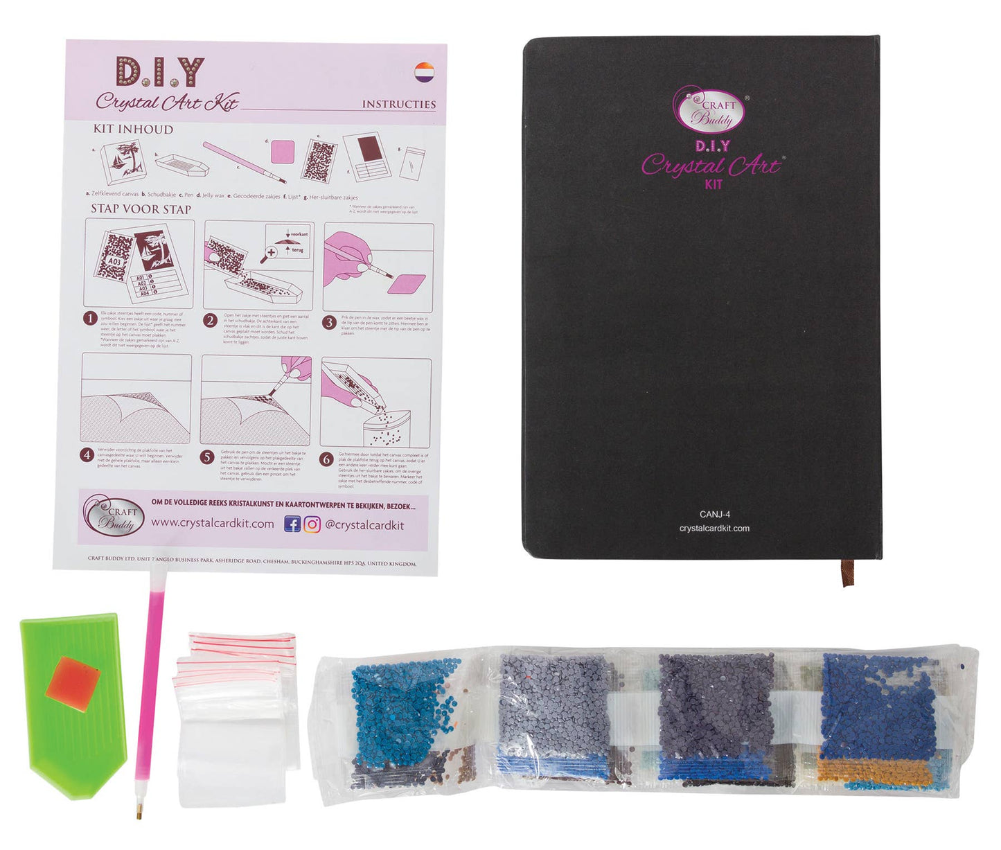 Crystal Art Notebook Kit: Owl and Fairy Tree