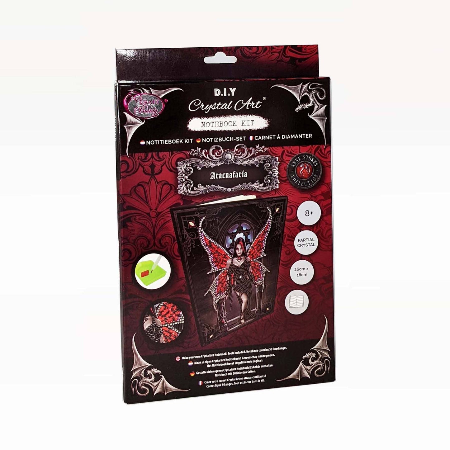Crystal Art Notebook Kit: Aracnafaria