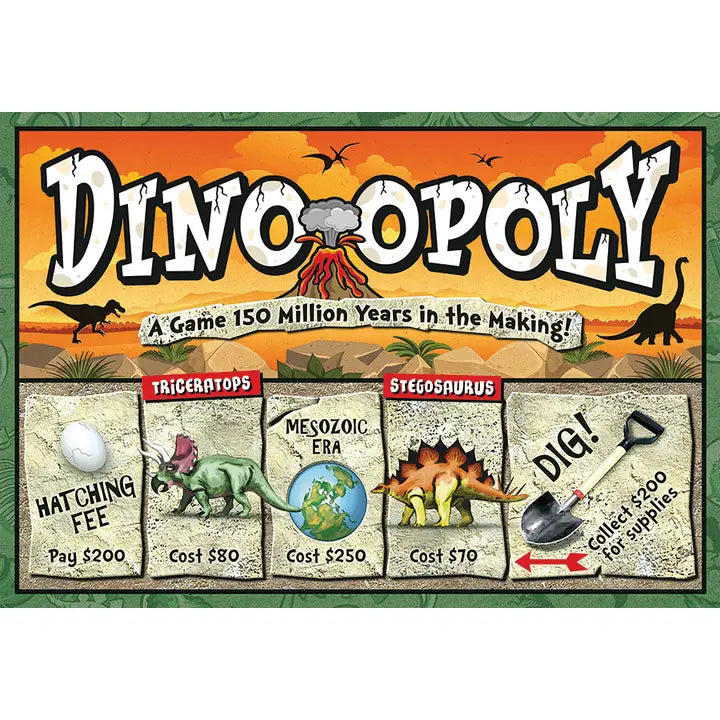 Dino-Opoly (New Design) Board Game