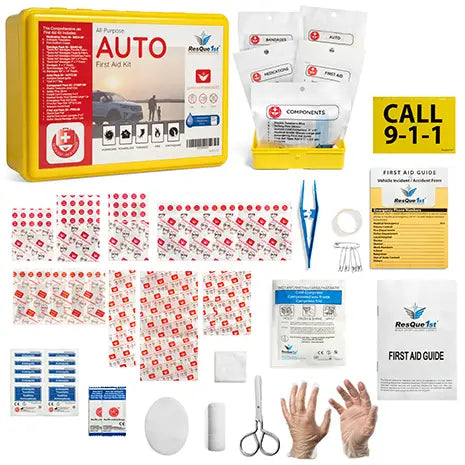 ResQue1st Clamshell Hard Case First Aid Kit