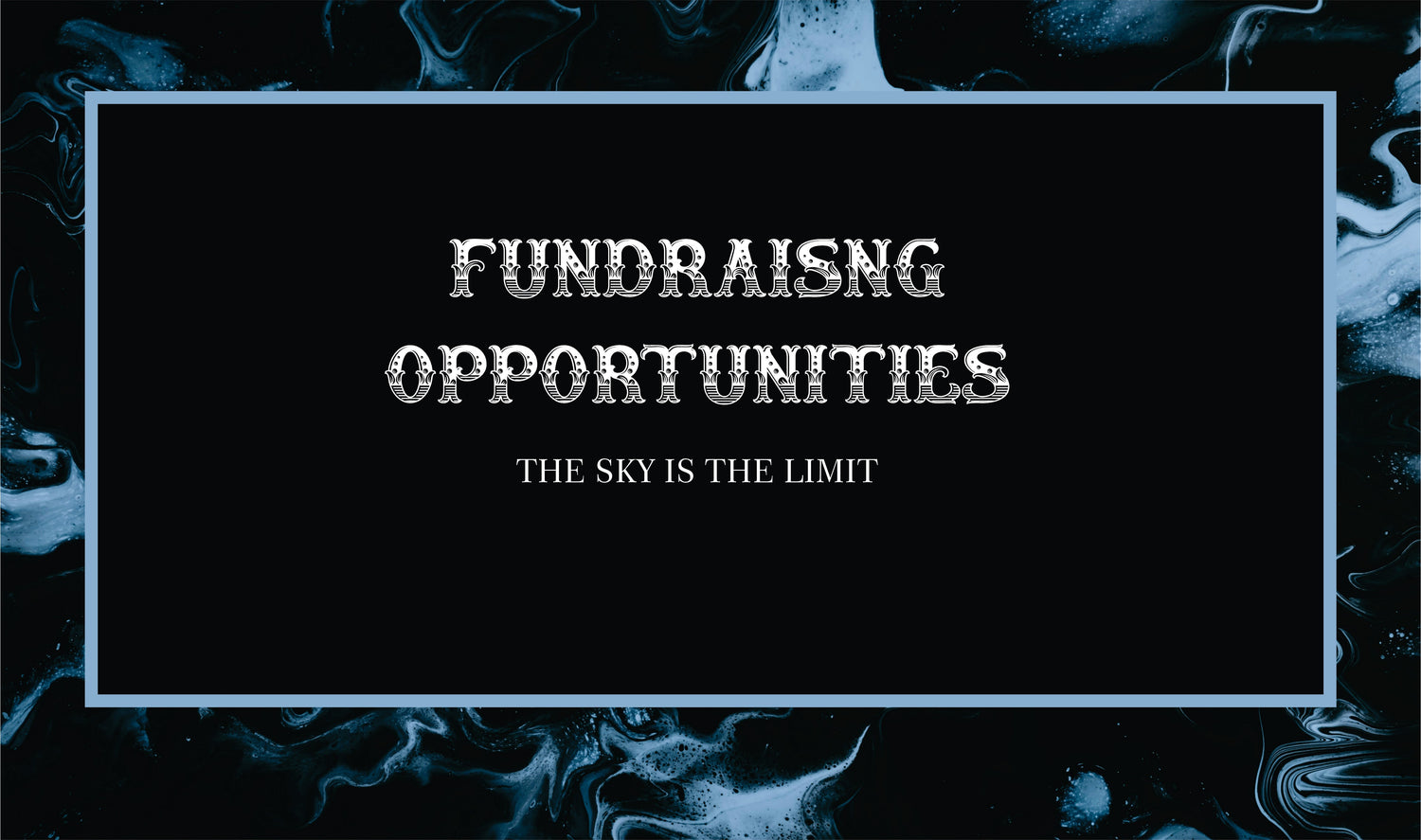 Fundraising opportunities