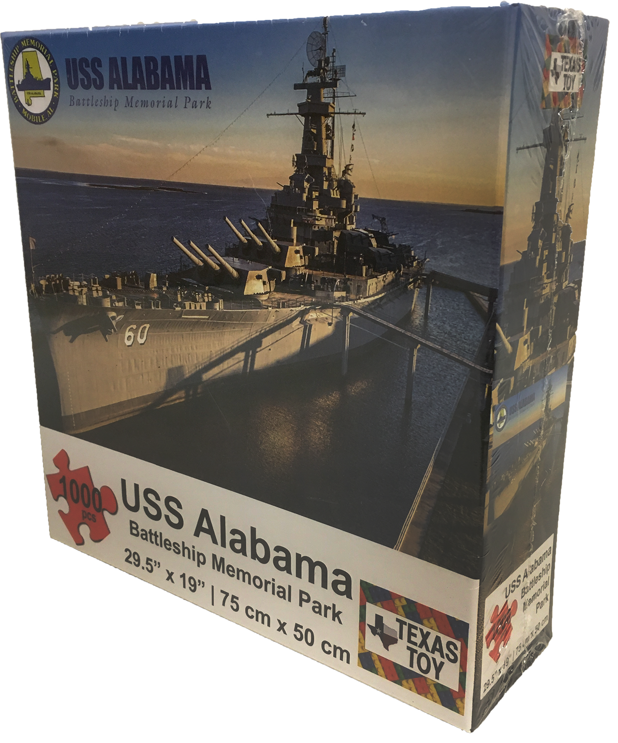 USS Alabama Battleship Cardboard Puzzle 1000 Pcs