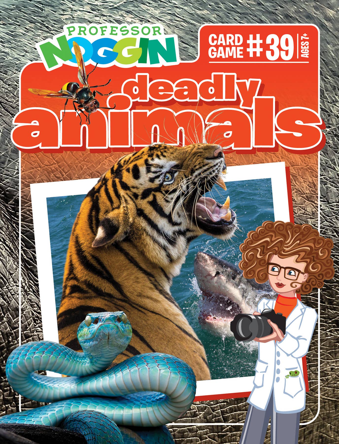 Prof. Noggin Deadly Animals Card Game