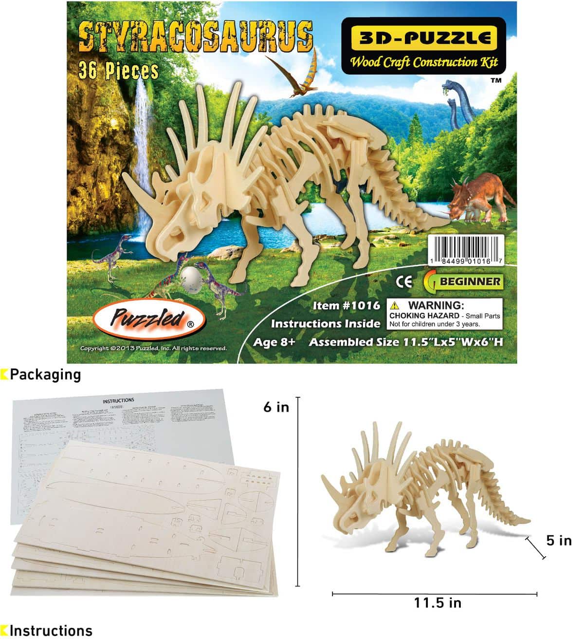 Styracosaurus – 3D Puzzles