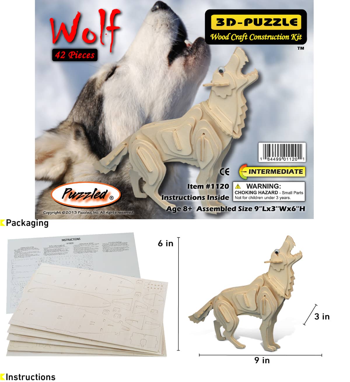 Wolf - 3D Puzzles