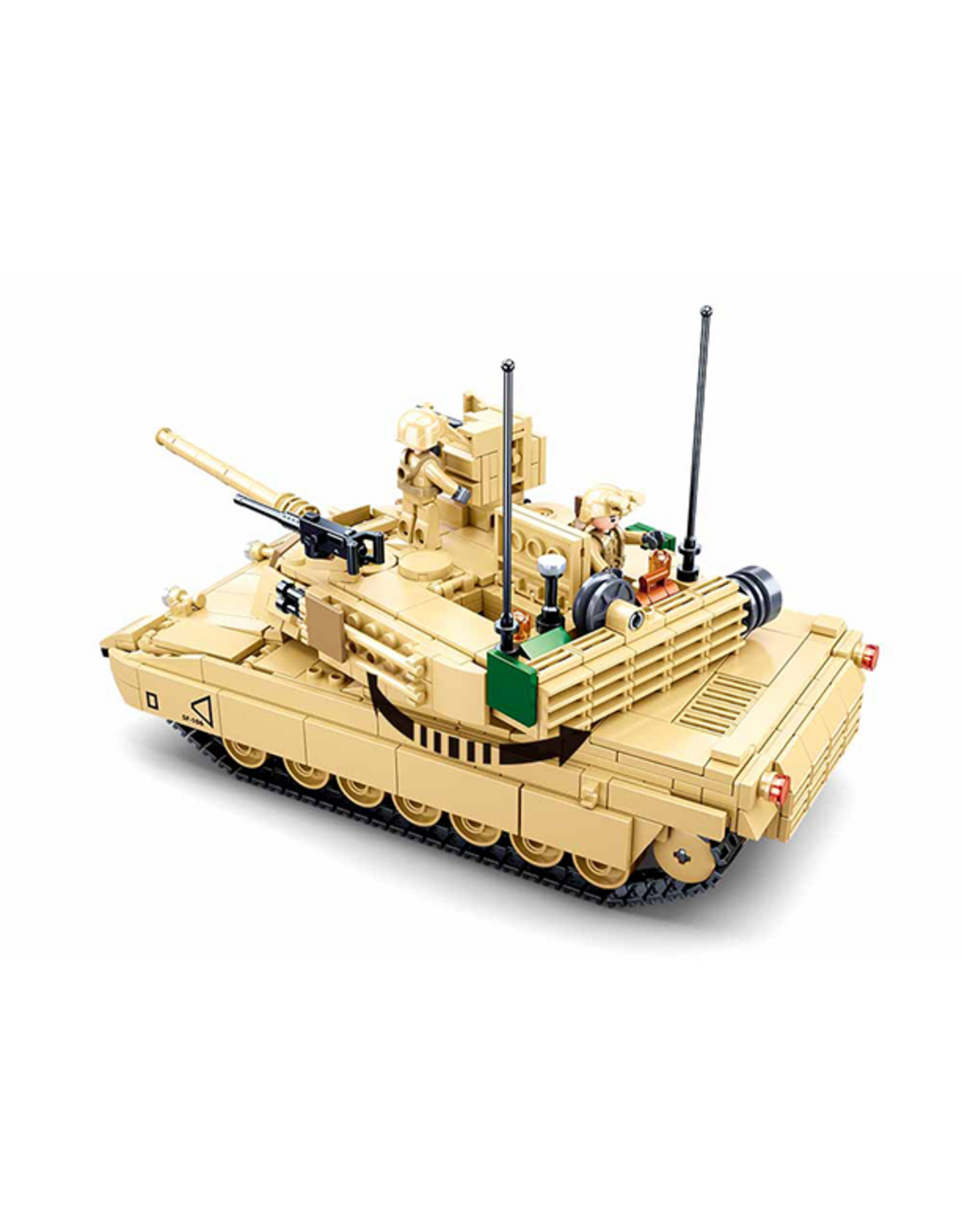 M1A2 Abrams Main Battle Tank Building Brick Kit (781 pcs)