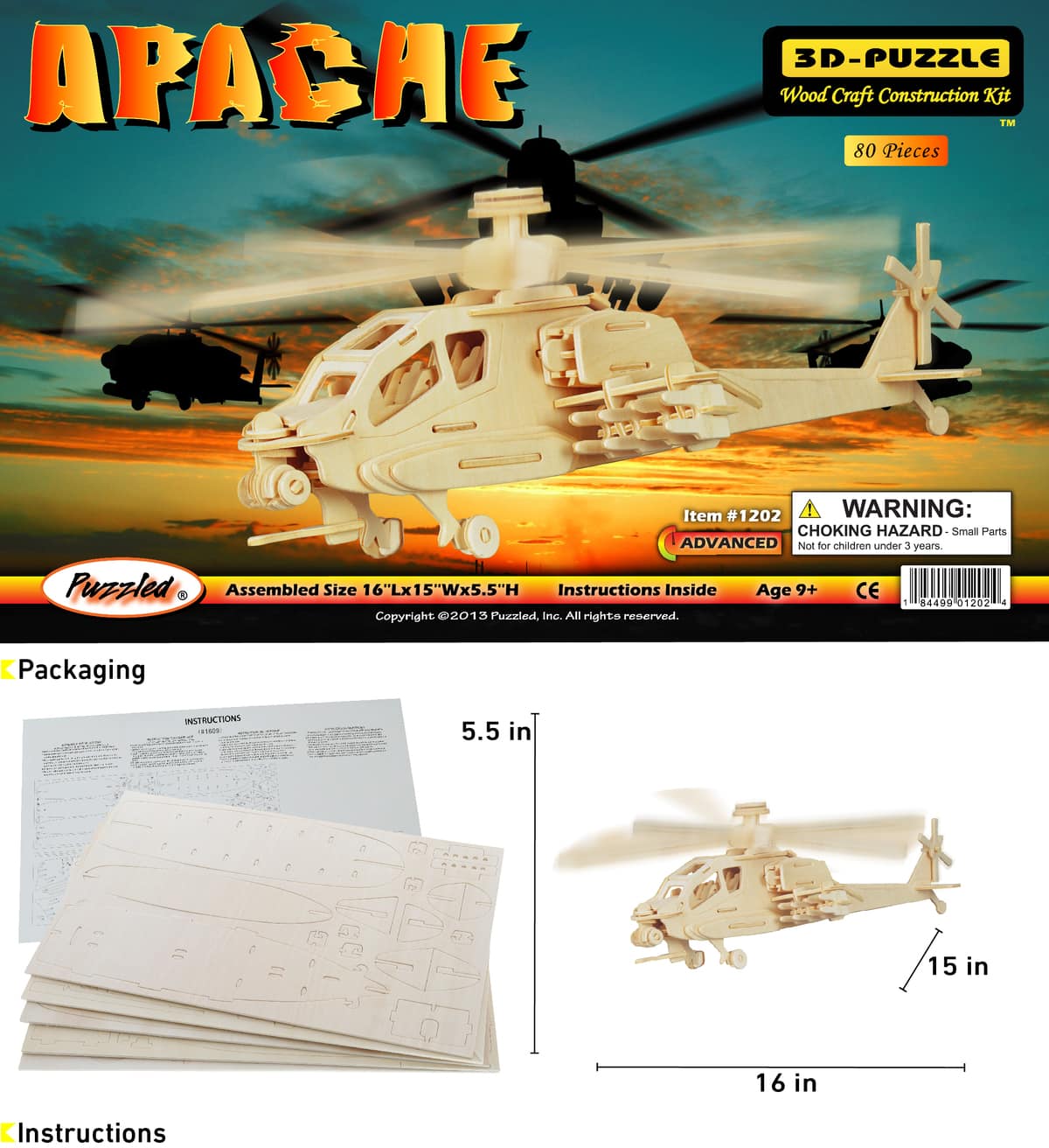 Apache – 3D Puzzles