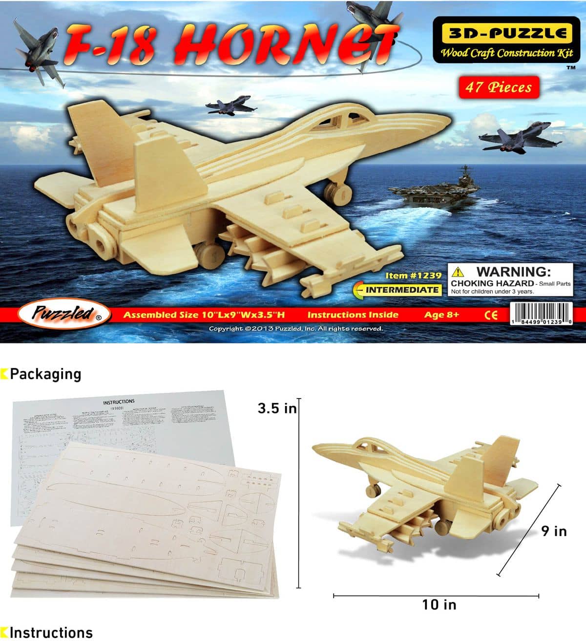 F-18 Hornet – 3D Puzzles