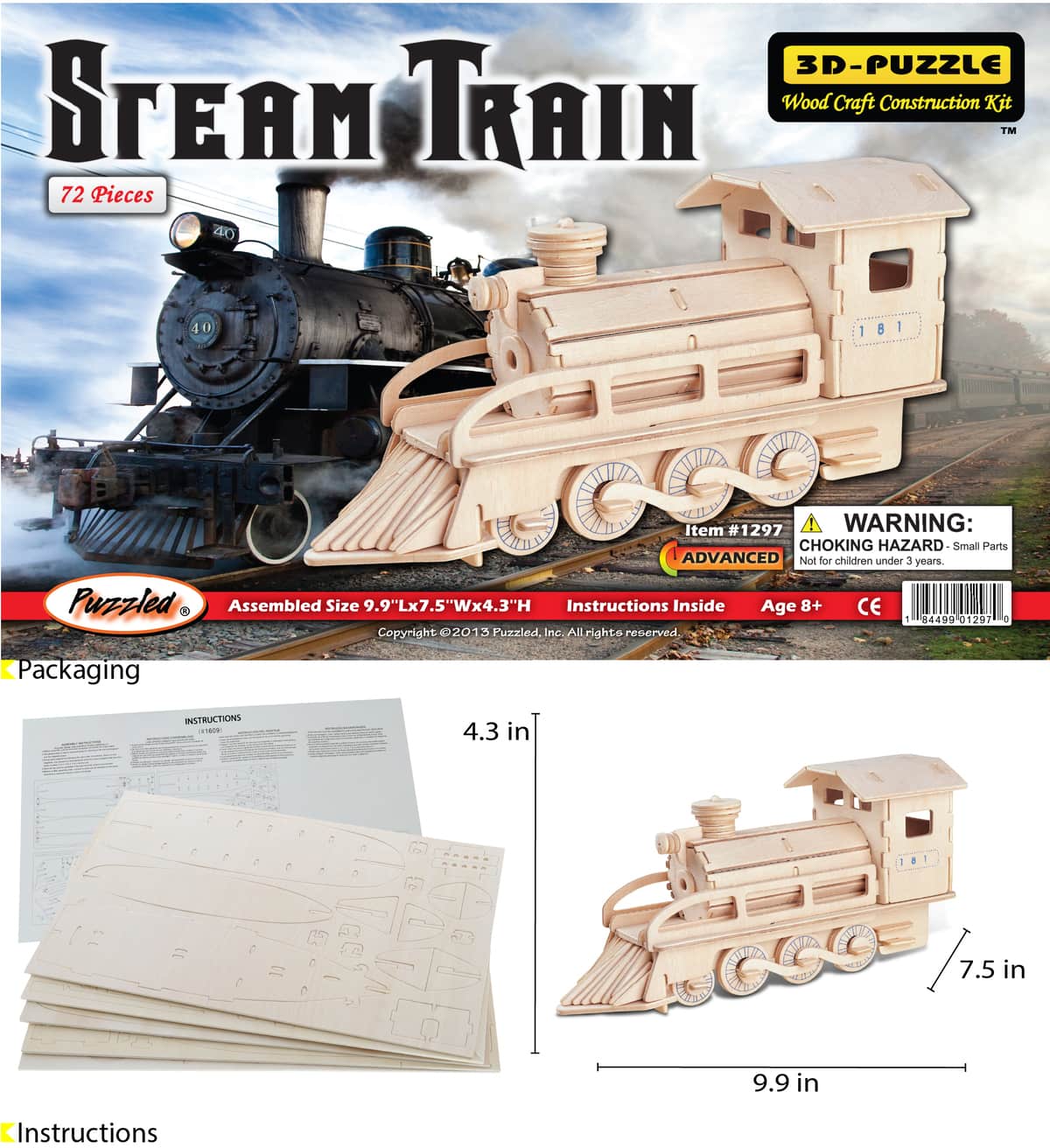 Steam Train - 3D
Puzzles