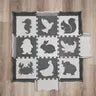 25 Pcs Baby Play Mat with Fence Including 9 Different Animal