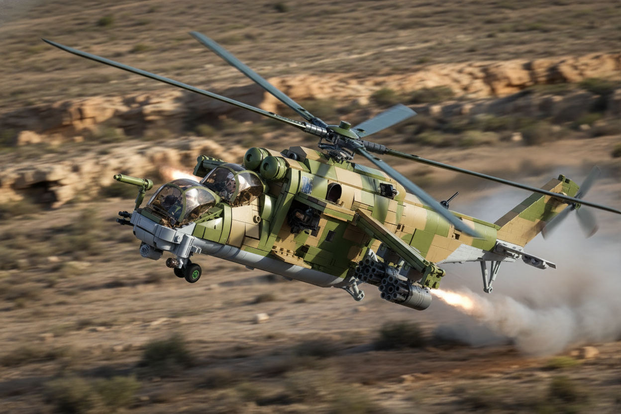 Russian Hind MI-24S Attack Helicopter M38-B1137