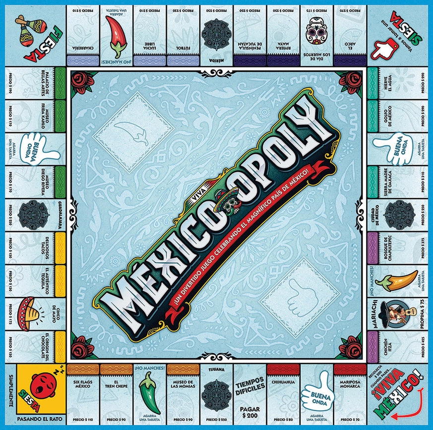 Mexico-Opoly Board Game