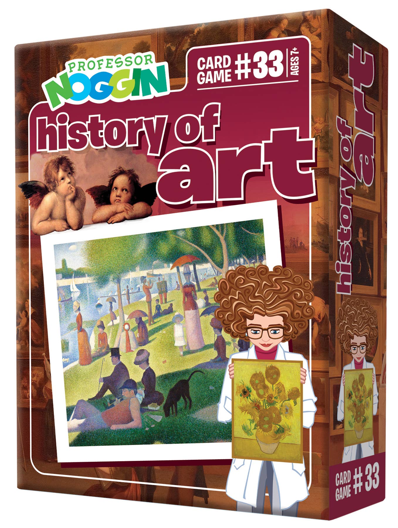 Prof. Noggin History of Art Educational Card Game