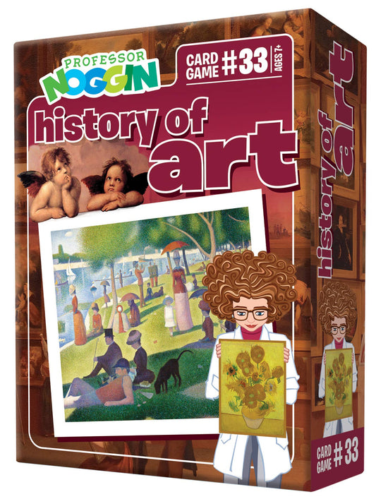 Prof. Noggin History of Art Educational Card Game