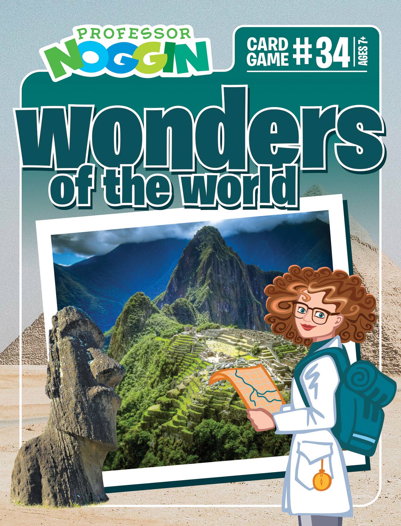 Prof. Noggin Wonders of the World Card Game