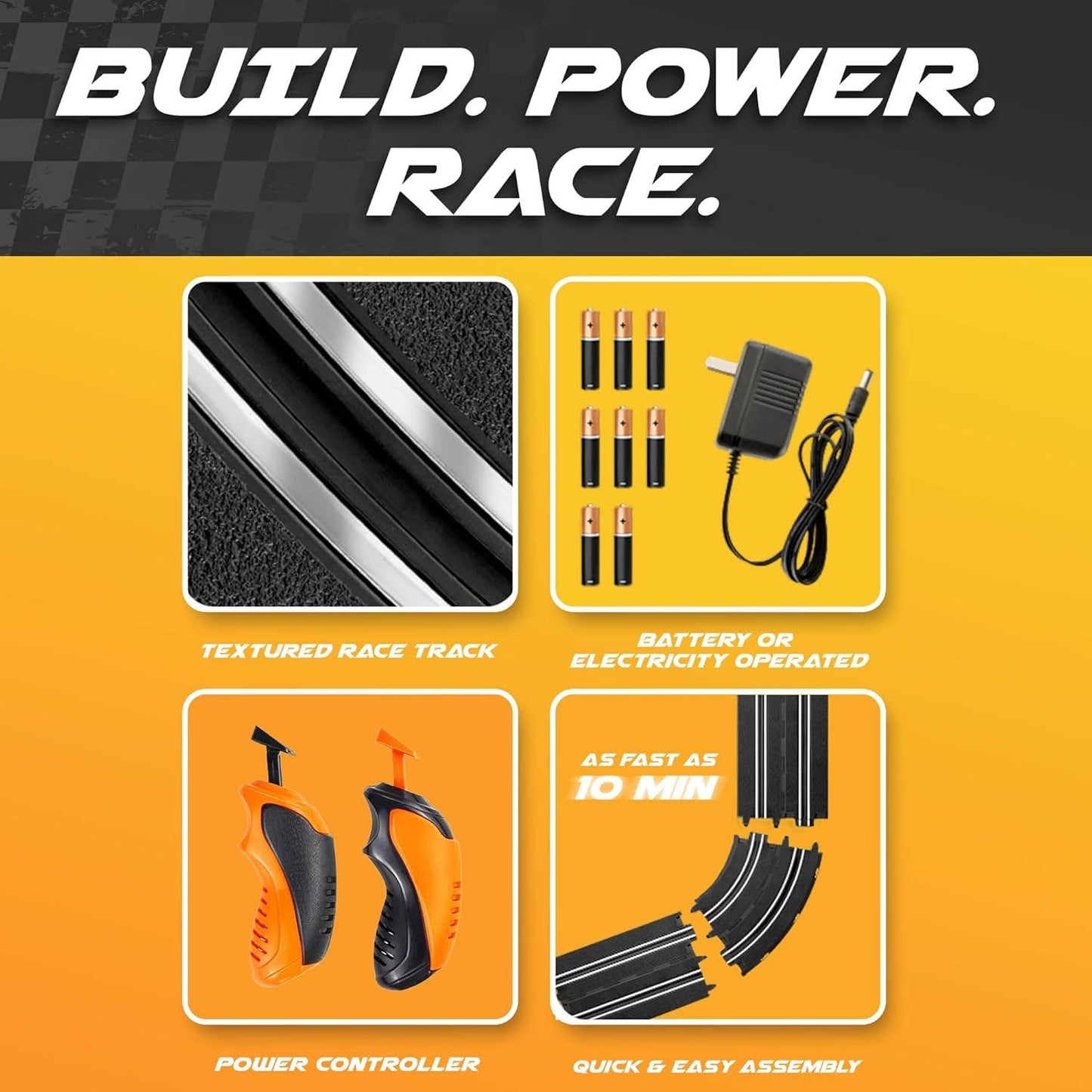 Slot Car Race Track Sets - Premium