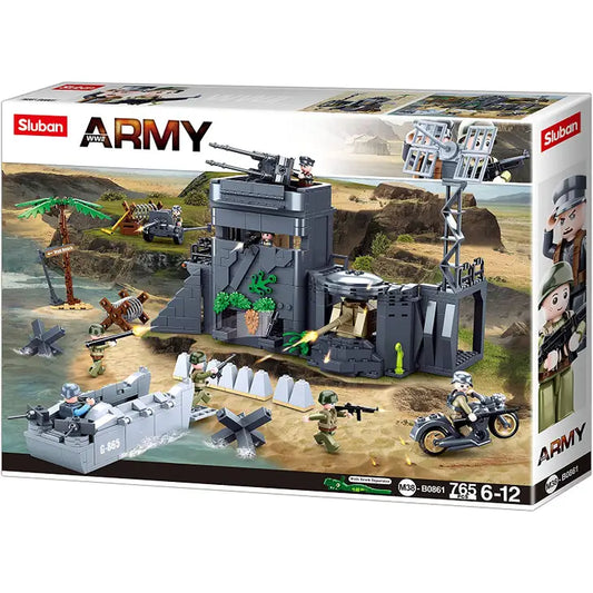 Wwii D-Day, the Atlantic Wall Building Brick Kit (765 Pcs)