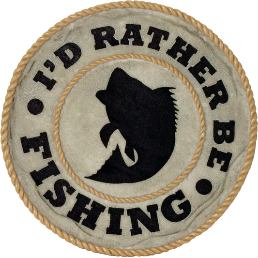 Rather Be Fishing Step Stone