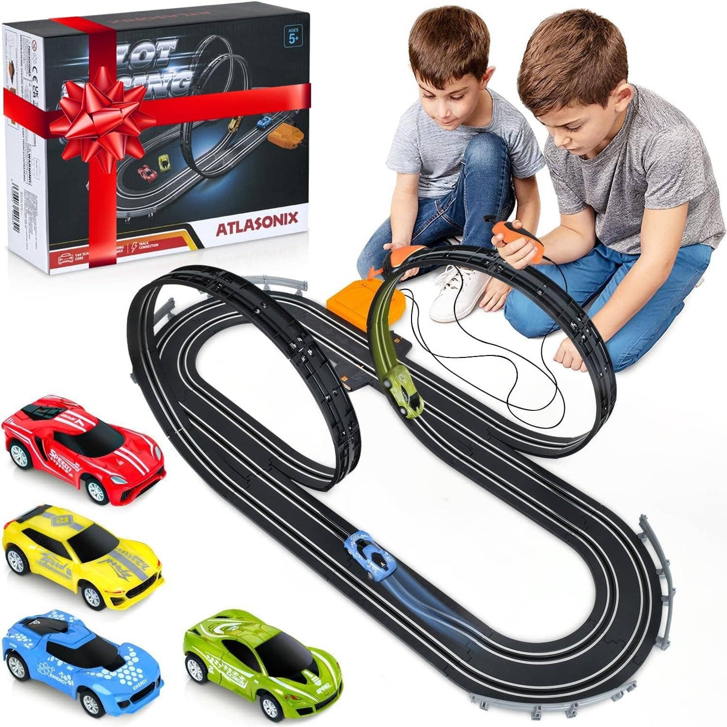 Slot Car Race Track Sets, Battery or Electric Race Car Track