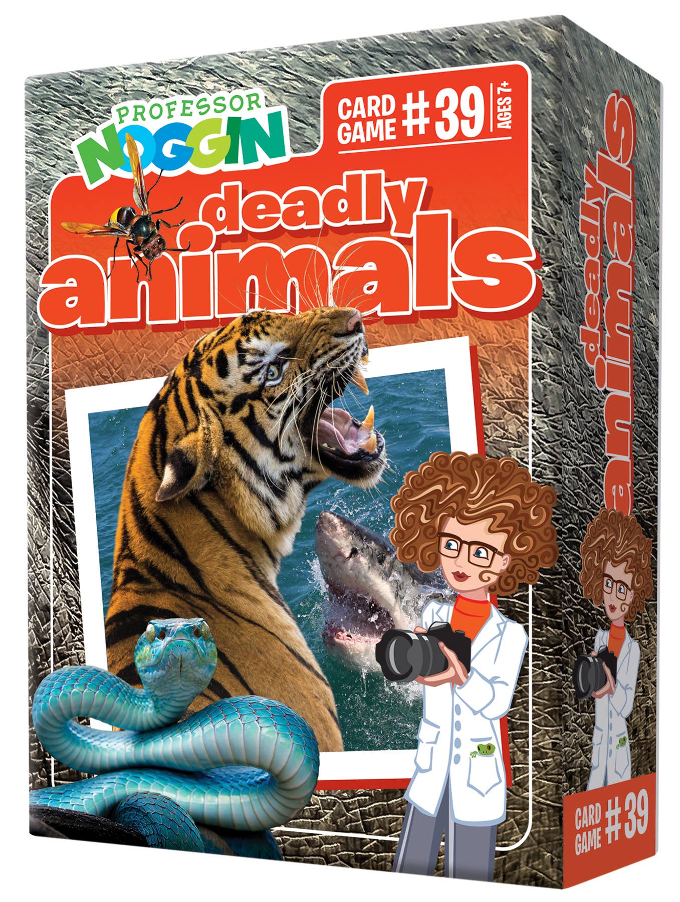 Prof. Noggin Deadly Animals Card Game