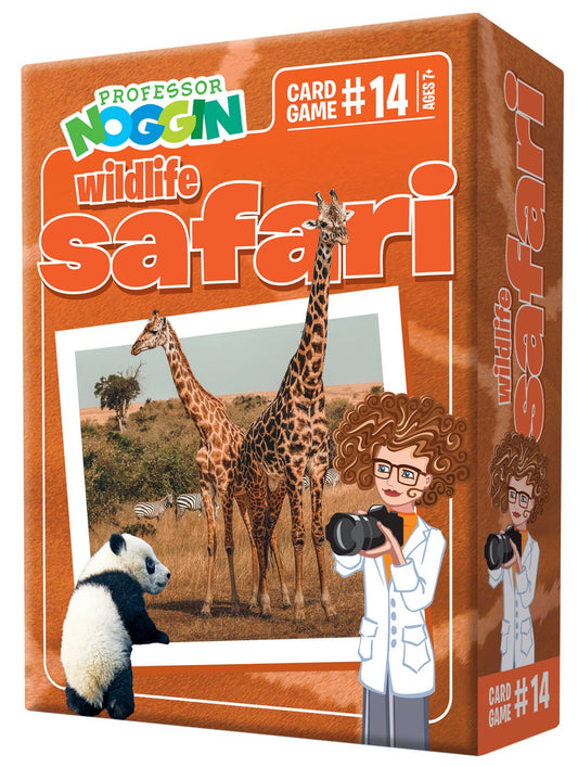 Prof. Noggin Wildlife Safari Card Game