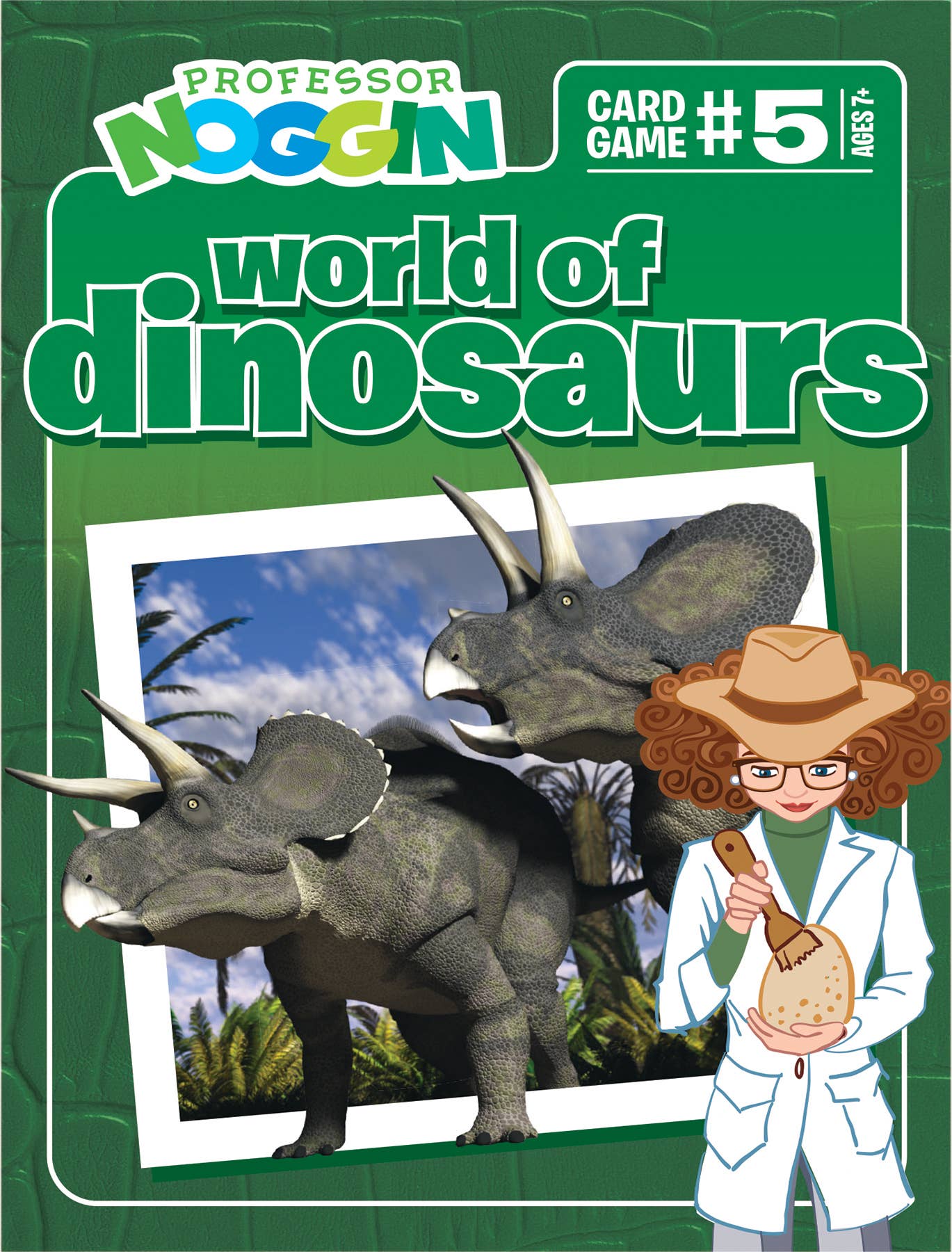 Prof. Noggin World of Dinosaurs Card Game