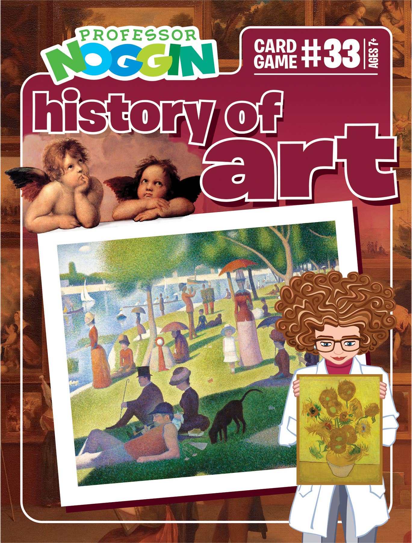 Prof. Noggin History of Art Educational Card Game