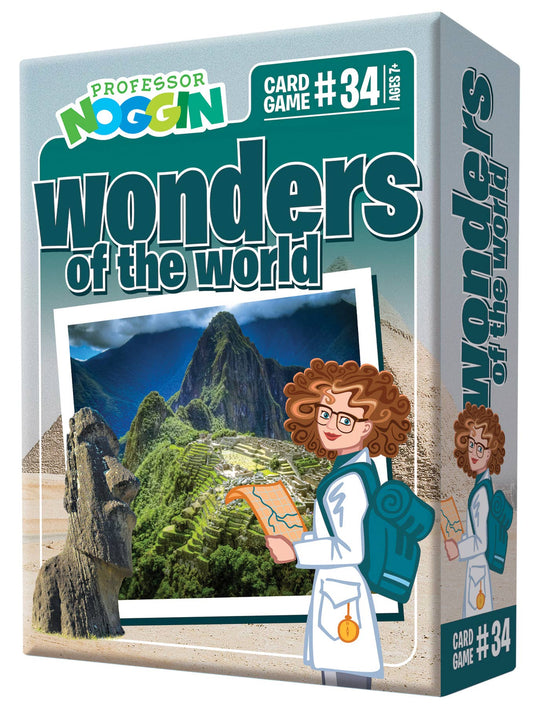 Prof. Noggin Wonders of the World Card Game
