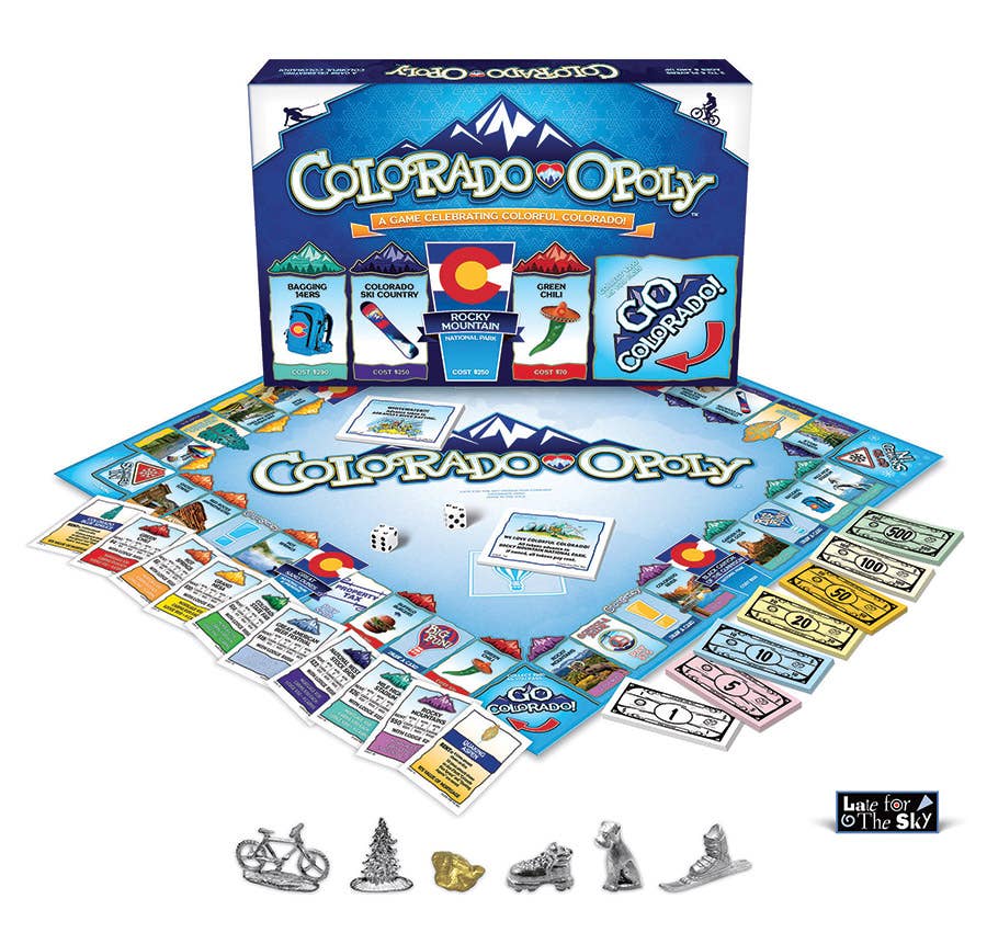 Colorado-Opoly Board Game, by Late for the Sky