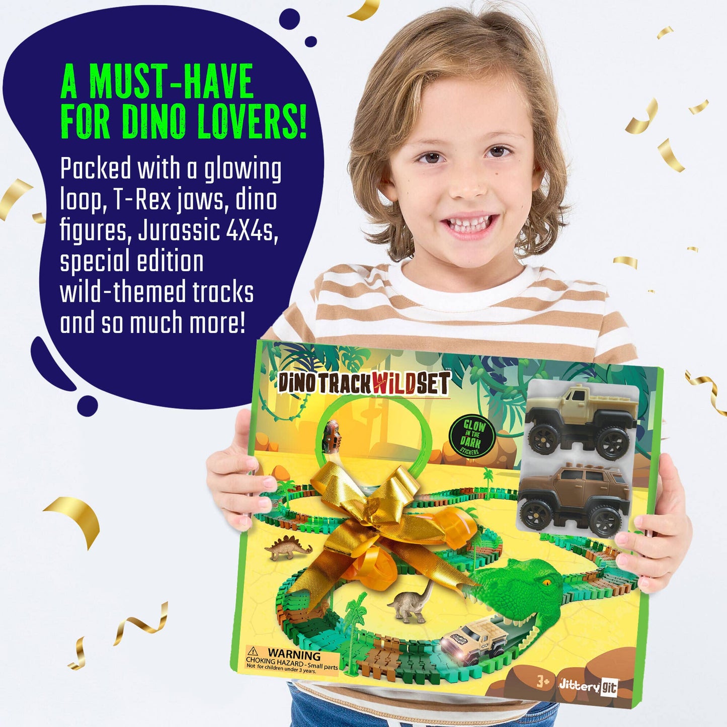 Ultimate Glows Dino Race Track - The Perfect Christmas Gift