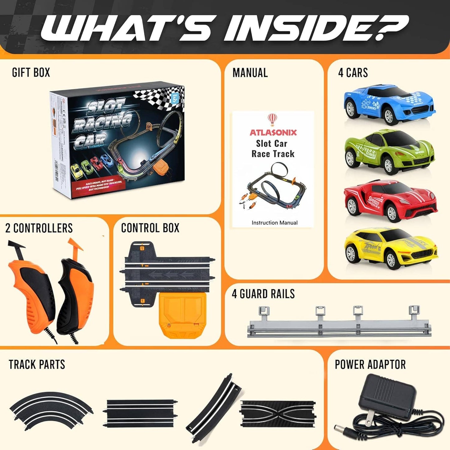 Slot Car Race Track Sets - Double Loop