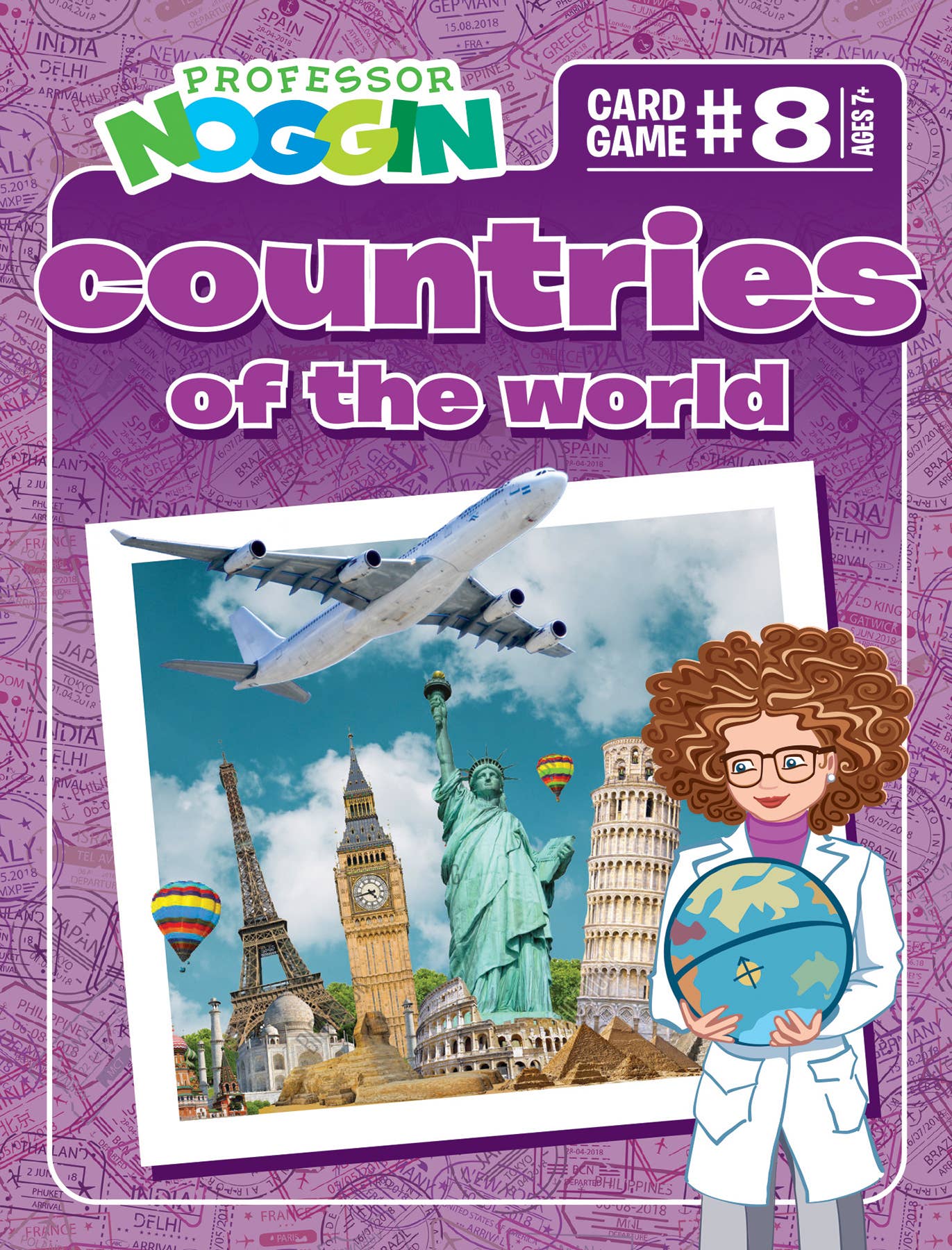 Prof. Noggin Countries of the World Card Game