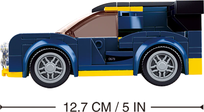 Car Club Building Brick Kit, LeMans Car (154 Pcs)