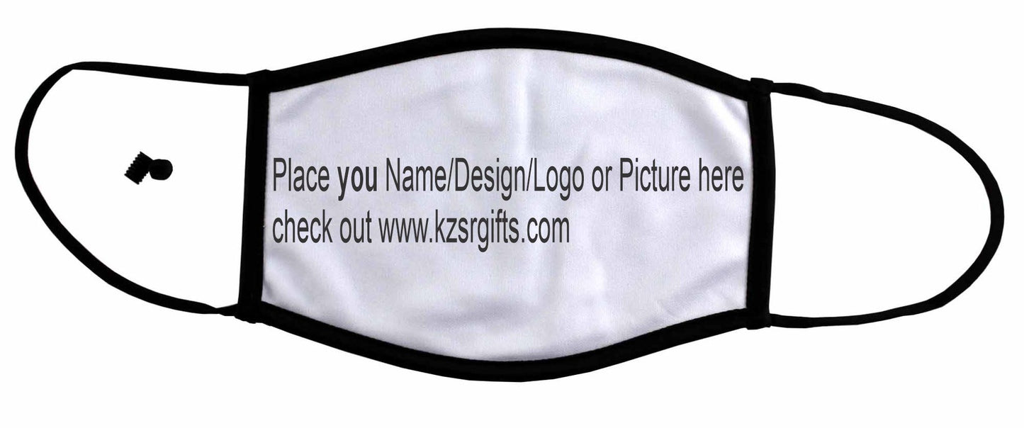 DyeTrans Sublimation Personalized Face Mask