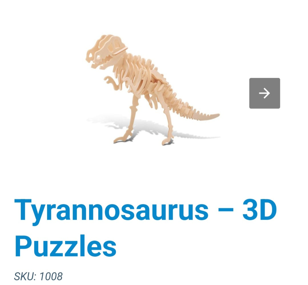 Tyrannosaurus - 3D
Puzzles