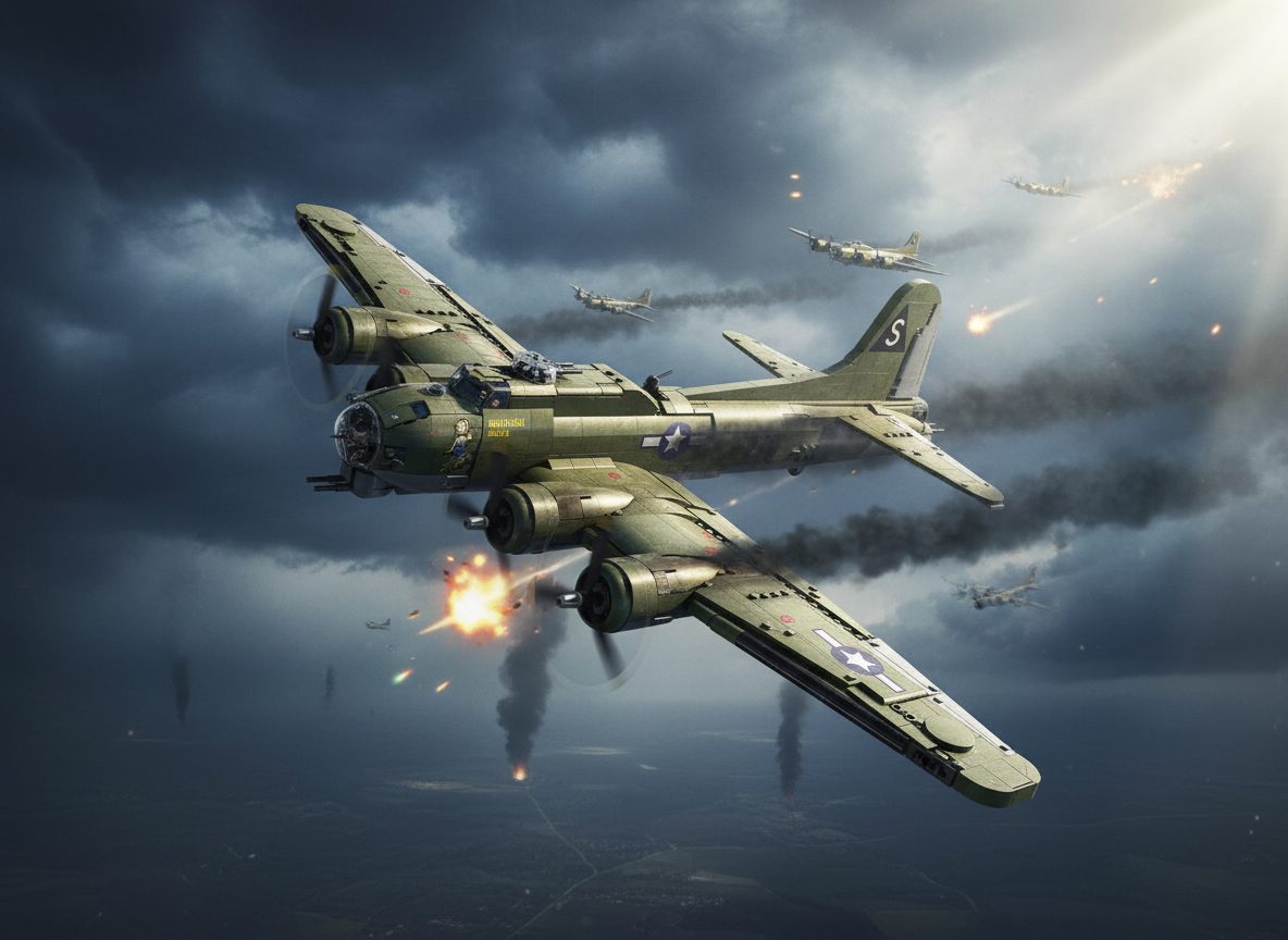 B-17 US Flying Fortress WW2 Bomber -