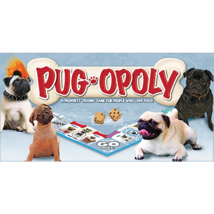 Pug-Opoly Board Game