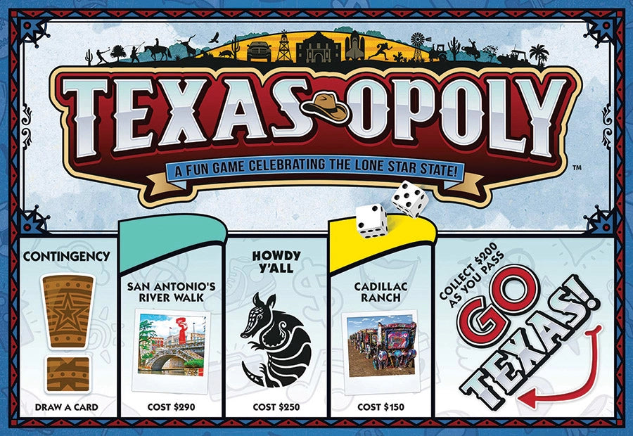 Texas-Opoly (State) Board Game