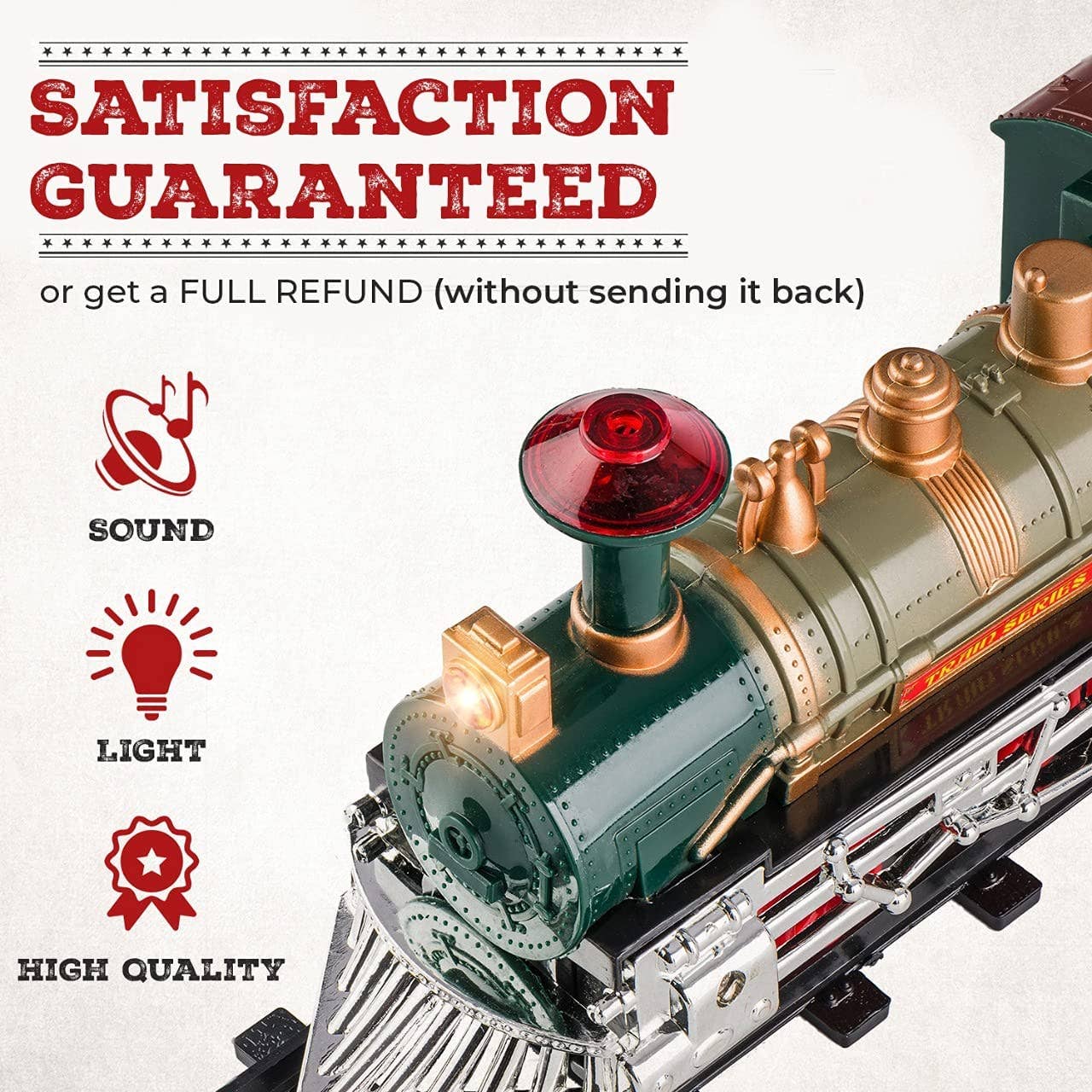 Electric Train Set, Electric Train Toy, Battery Operated