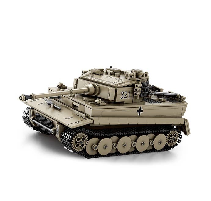 World of Tanks - Tiger Tank I Brick Set - 1138 PCS