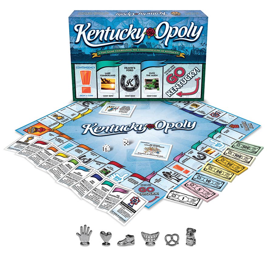 Kentucky-Opoly (State) Board Game By Late for the Sky