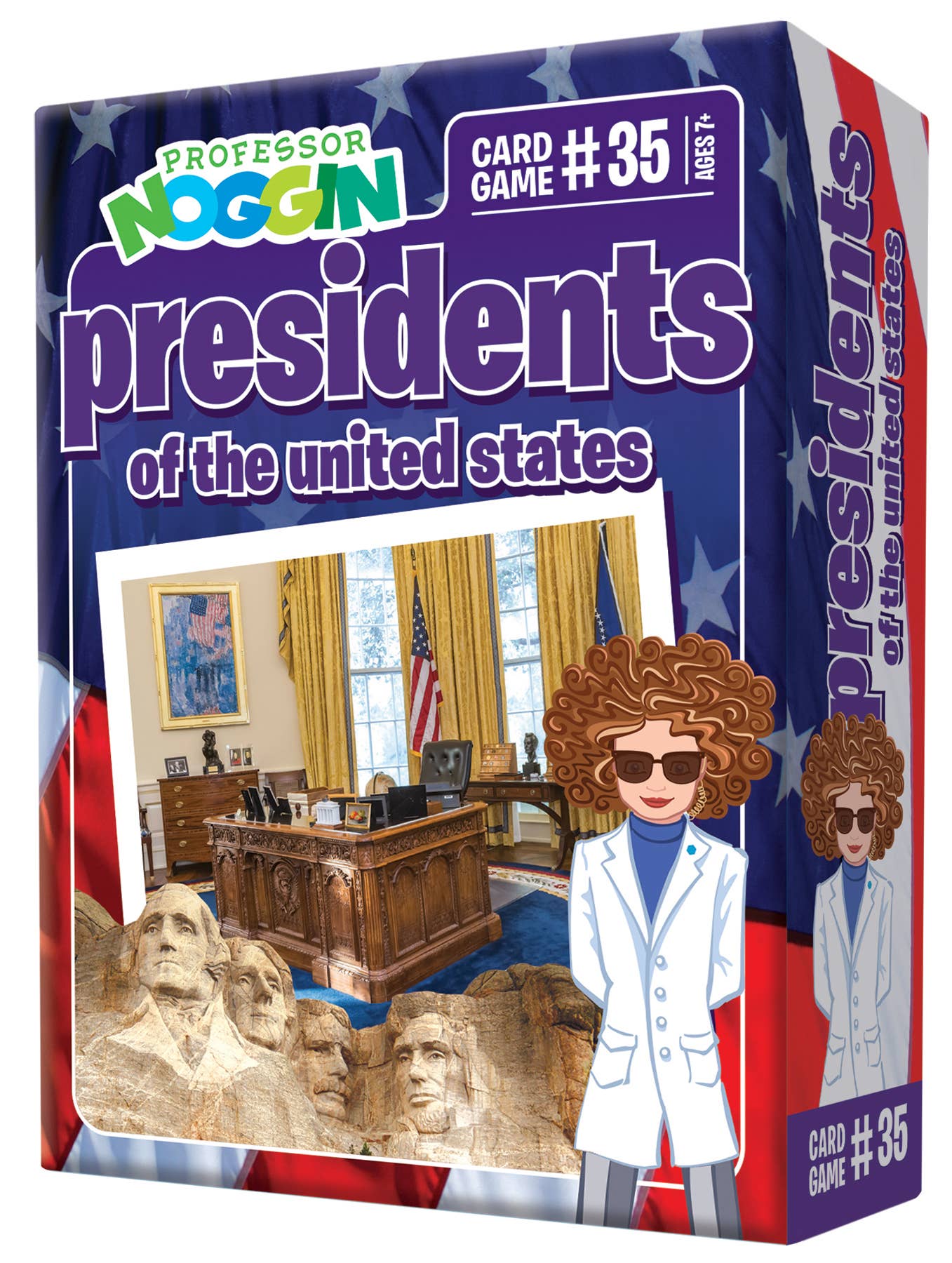 Prof. Noggin Presidents of the US Card Game